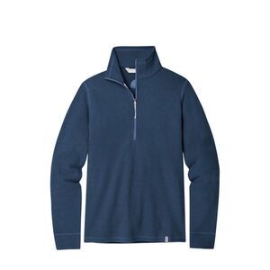 Stio Womens TurpinFleece Half-Zip Pullover Mountain Shadow Blue Size Small EUC